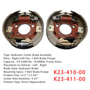 2 Stück 12-1/4"" x 3-3/8"" (12,25"" x 3,375"") Hydraulische Anhängerbremsbaugruppe