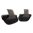 Universell sadelväska sida förvaringssvåse pu bagage svart 80L för motorcykel