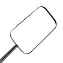 Obdélníkové svorky na motocyklové zrcadlo ve stylu staré školy, černý, Bratt styl