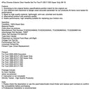 4-teiliges Set verchromter Außentürgriffe für Ford F-250 F-350 Super Duty 99-16