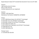 2018-2021 Kona 2.0L NÃO Turbo Motor de escape e admissão CVVT Roda dentada da árvore de cames 243502E700