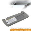 2010-2022 Toyota 4runner Osłona przeciwsłoneczna prawego pasażera 74310-35B01 szara