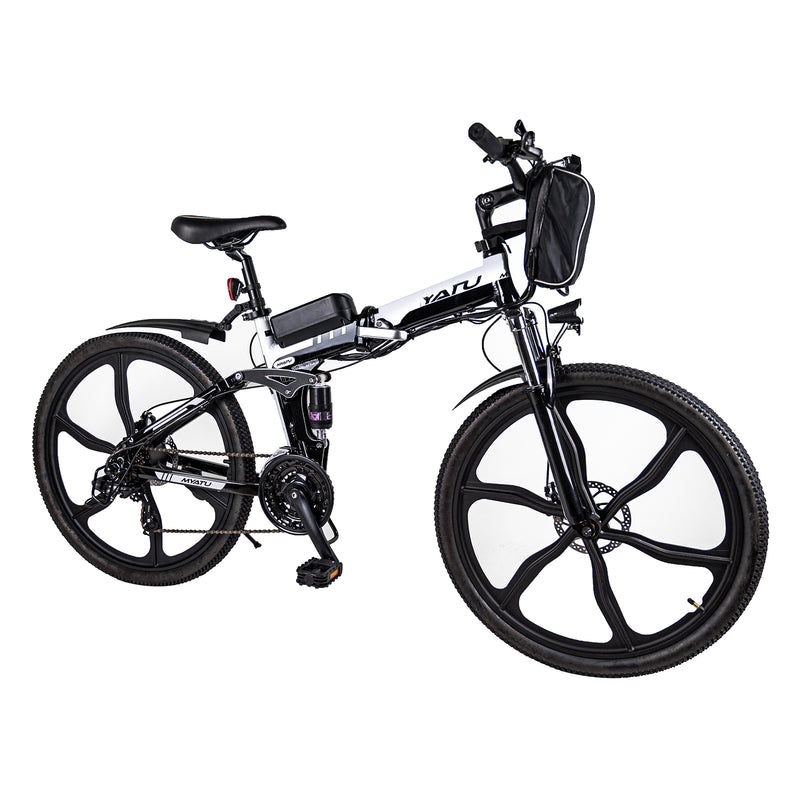 26" integrerat hjul 36V 10,4AH 250W 21-växlad mountainbike Elcykel hopfällbar cykel