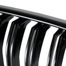Gloss Black Front Bumper Kidney Grille Grill für BMW X3 F25 2011-2014 Dual Line