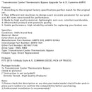 2013–18 rungon muoto 6,7 L Cummins Diesel Picket-Up-kuorma-autojen varusteiden jäähdyttimen termostaatin ohituspäivitys 68RFE-929