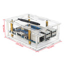 Orange Pi 4A Transparente Schutzbox Orange Pi 4A Acrylgehäuse mit Lüfter