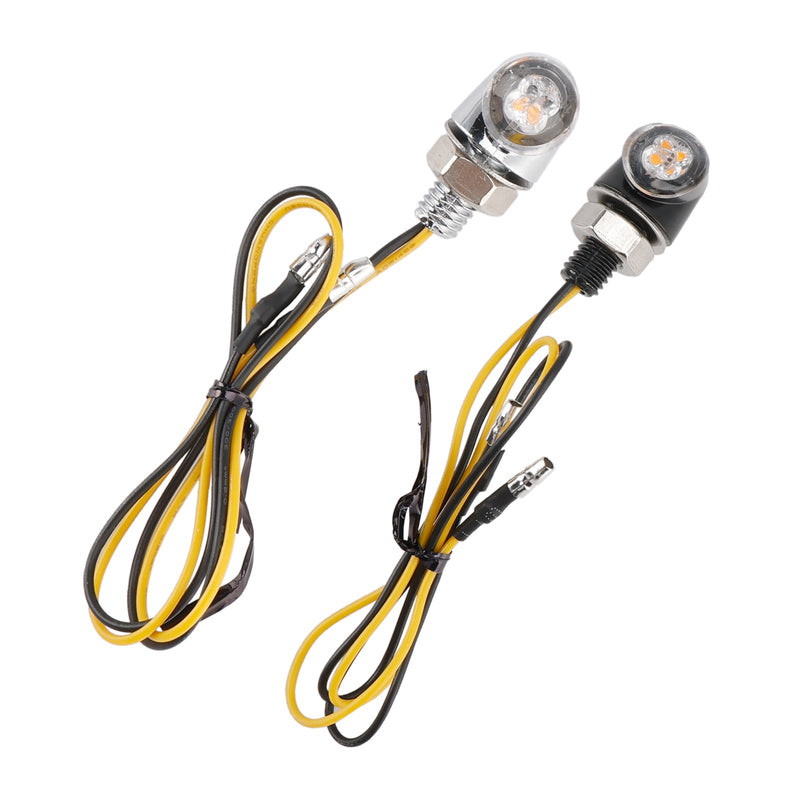12V LED Blinker Anzeige Licht 8mm Universal Motorrad Für Honda