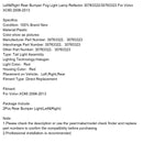 2008-2013 Volvo XC60 Links &amp; Rechts Heckstoßstange Nebelscheinwerfer Lampe Reflektor