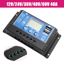 12V-60V PWM Solar-säädin mainos Strom Solar Street Lantern Control 0V Start