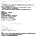 Mercedes-Benz E-Klasse und S-Klasse W222 (2013–2018) Scheinwerfer-Vorschaltgerät-Steuergerät A2129004505