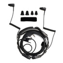 K-Head Teleskop-Halsvibrationsmikrofon-Headset für TK-208, TK-220, TH-D7, TH-F6
