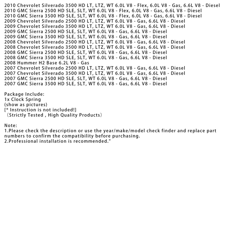 Wrap Spring 25966966 for GM Silverado Sierra 2500HD 3500HD