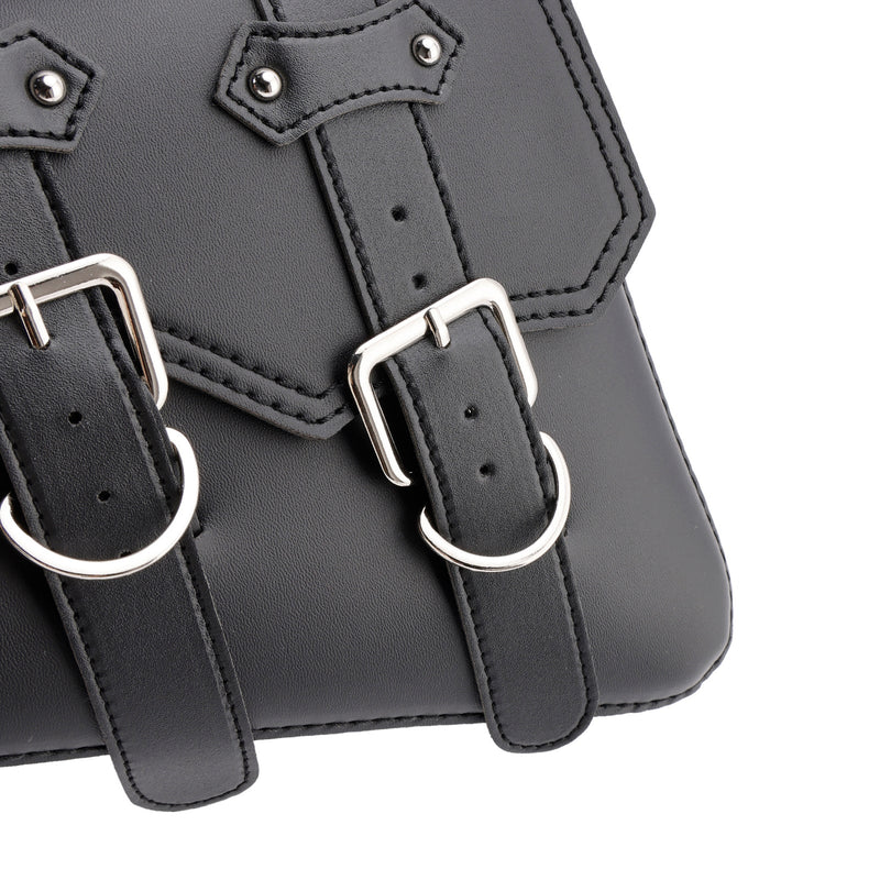 Heck väska sida sadelväska svansväska bagagepåse förvaring svart 21l för motorcykel