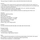 Volvo S60 S80 S90 V40 V60 V70 V90 XC40 Vacuum Pump 31316688