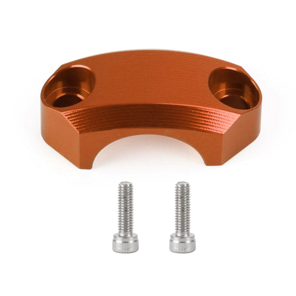 Abrazadera CNC abrazadera puente manillar abrazadera naranja para manillares de 22mm para Husqvarna