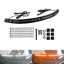 2014+Touring Electra Glide Street Glide Ultra Limited LED Lauf Blinker Licht Windschutzscheibe Trim