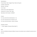 2017/10-2023/12 Volvo XC40 536 2.0L Heckklappe Gasdruckfeder hinten rechts elektrisch 32296297