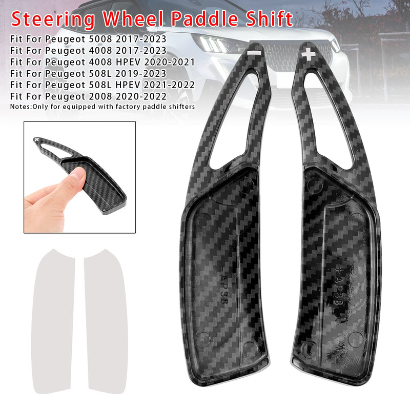 Steering Wheel Paddle Shifter Extension Fit For Peugeot 2017-2023