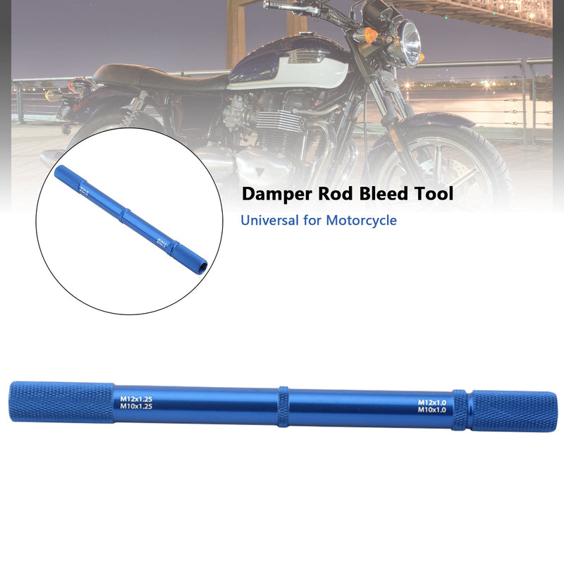 Universal Motorsykkel Fork Bleed Tool Diy Suspension Reparasjon Demper Rod