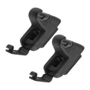 2x sorte solskærmsclips 1RF14DX9AB Velegnet til Chrysler 300 Dodge Charger 2011-2020