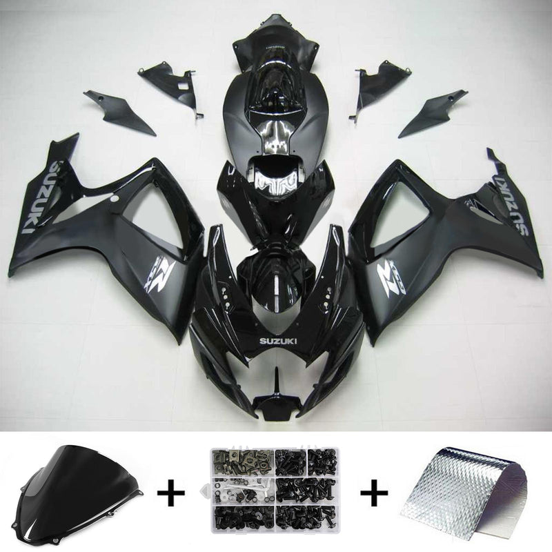 2006-2007 K6 Suzuki GSXR 600/750 kit de carenado de inyección cuerpo plástico