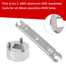 Schlüssel zum Entfernen der unteren Kappe. Werkzeug zum Wiederaufbau der Saphire/Onyx/Diamond-Gabel/DVO-Gabel