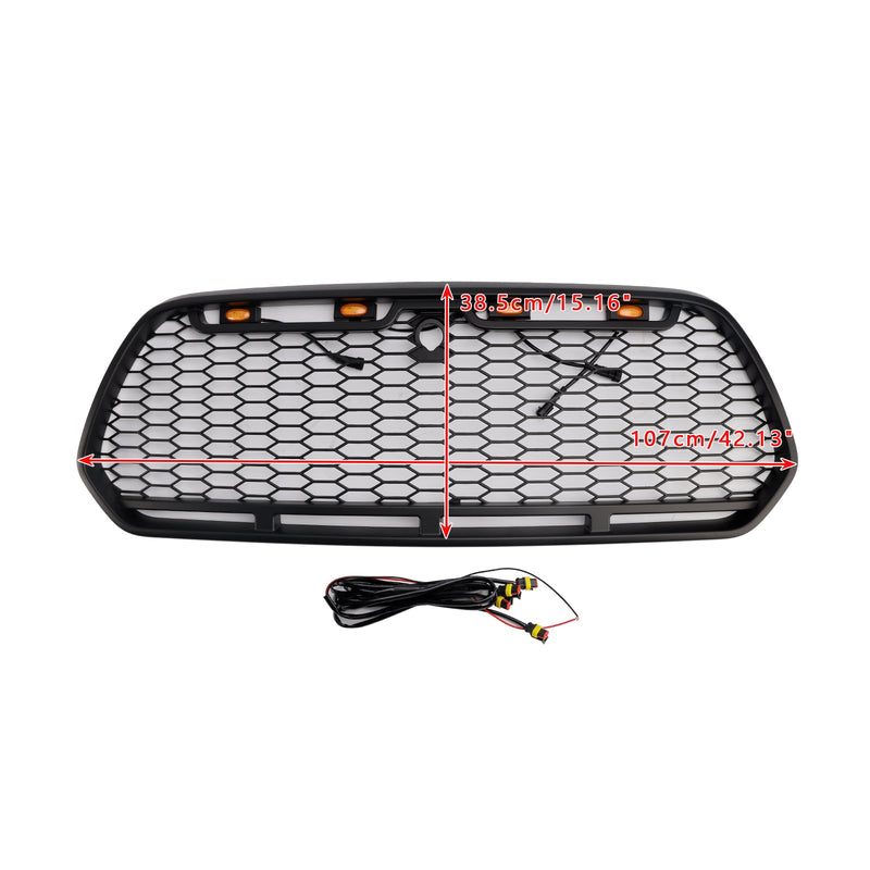 2015–2018 Ford Transit Mk8 Raptor LED-grillillä etulattialla, Matt Black