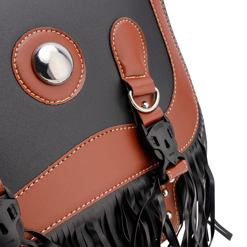 Heckbag sida sadel påse svansväska bagagepåse förvaring svart 26 l för motorcykel