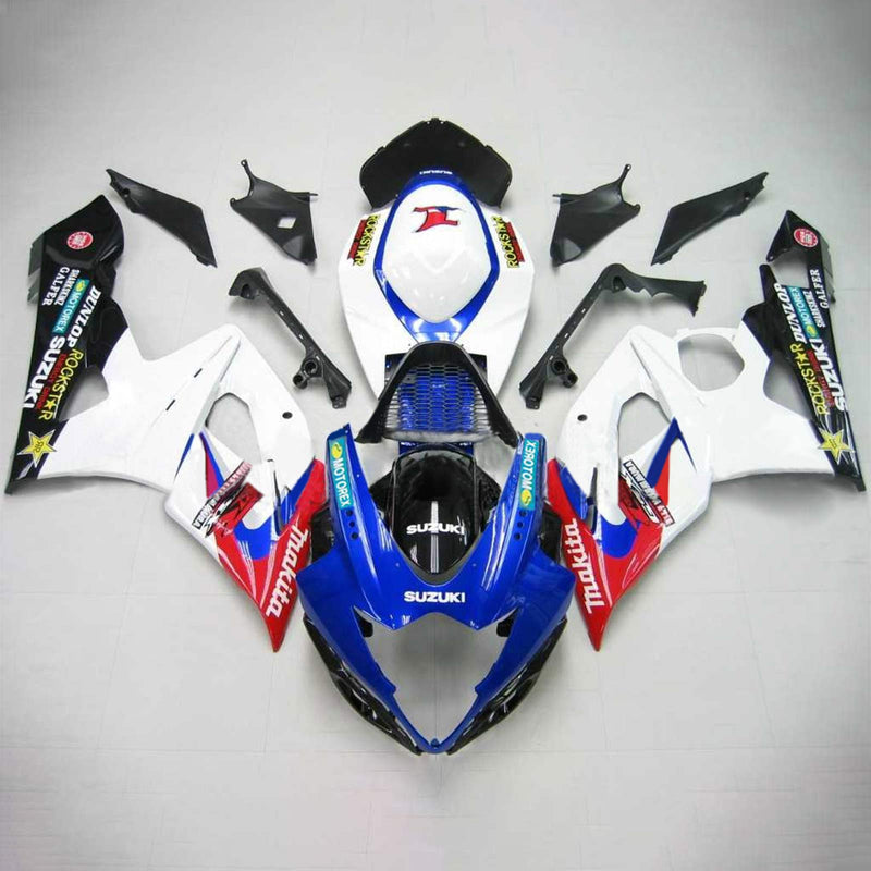 2005-2006 Suzuki GSXR1000 K5 Injektionsabzugs Kit Körperwerk Kunststoff ABS