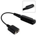 Cabo conversor de conector de fone de ouvido de 2 pinos K-Interface para Sepura STP8000 STP8030 STP8035