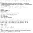 1984–1987 Mazda 626 2,0 l 1998 CC 122 CID L4 SOHC, (8 Ventile), Motorcode „FE, FEH1“, mechanischer Zylinderkopftyp F80210225A