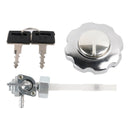 Silver Cafe Racer Gas Tank Motorcycle Fuel Classic Retro Classic para Bobber Scrambler