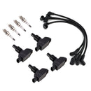 2004-2011 Til Mazda RX-8 1.3L R2 4*Tændingsspoler &amp; Iridium tændrør &amp; Tændkabel UF501 N3H118100