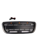 Frontstoßstangengrill mit LED-Beleuchtung, mattschwarz, passend für Ford Ranger (2004–2011).