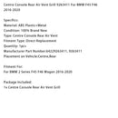 2016-2020 BMW 2er F45 F46 Touring Mittelkonsole Lüftungsgitter hinten 9263411