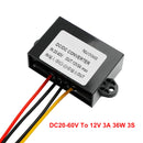 DC 20-60V til DC12V 3A 36W Converter Controller Power Supplies Transformer