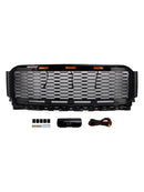 Frontstoßstangengrill aus ABS mit LED-Beleuchtung für Ford F150 Raptor (Modelljahre 2021–2023)