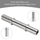 Schnellanschluss 3/8 Kraftstoffverteilerschlauch zu 3/8 Barb Adapter Fitting AN817-02-06BA