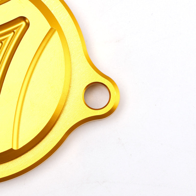 CNC Gold Ölfilterabdeckung Für Suzuki Burgmann UH 125 150 200 DR-Z 400 ES SM
