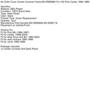 Air Grille Abdeckung Center Konsole Rahmen 6N1858071A Für VW Polo Caddy 1994-1999