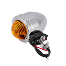 Motorcycle Beam Headlight Fog Lamp Custom Chrome