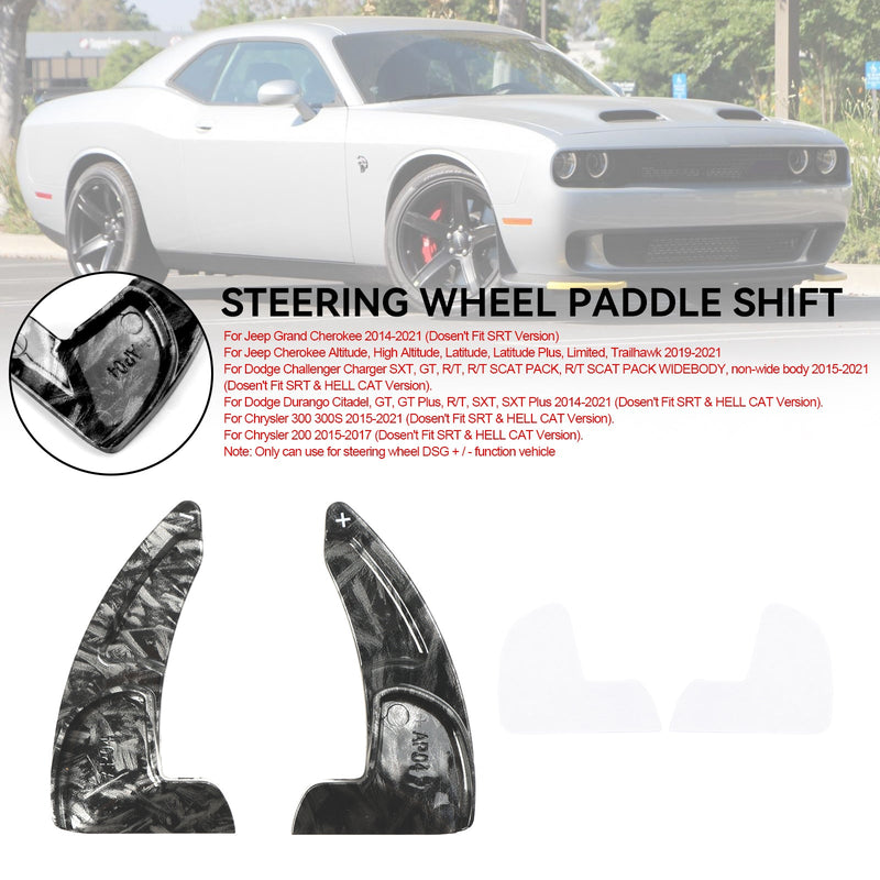 Rattet Shift Paddle Extension Shift Paddle Cover for Dodge Challenger Charger