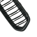 Frontstoßstangengrill, schwarz, Doppellamellen, passend für BMW X2 F39 (2018–2023).
