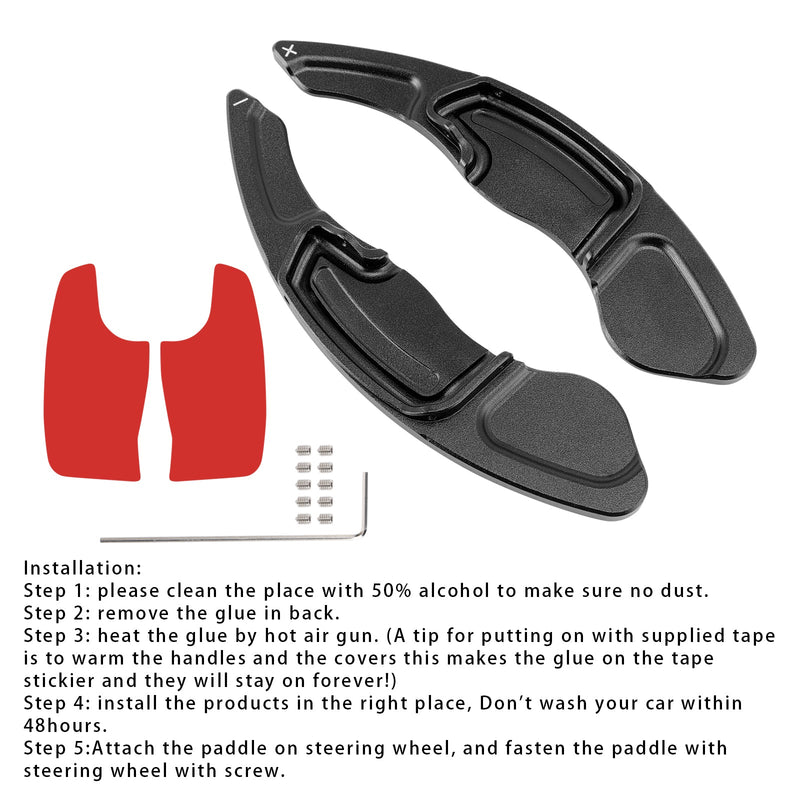 Lenkrad-Schaltwippen-Verlängerung für Acura MDX RDX TLX, Aluminium