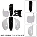 Cambios de guardabarros del kit de plástico corporal para Yamaha YZ85 2002-2014