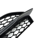 2012–2015 Audi A7 S-Line S7 schwarz Frontstoßstange Nebelscheinwerfer Kühlergrill Abdeckung Blende