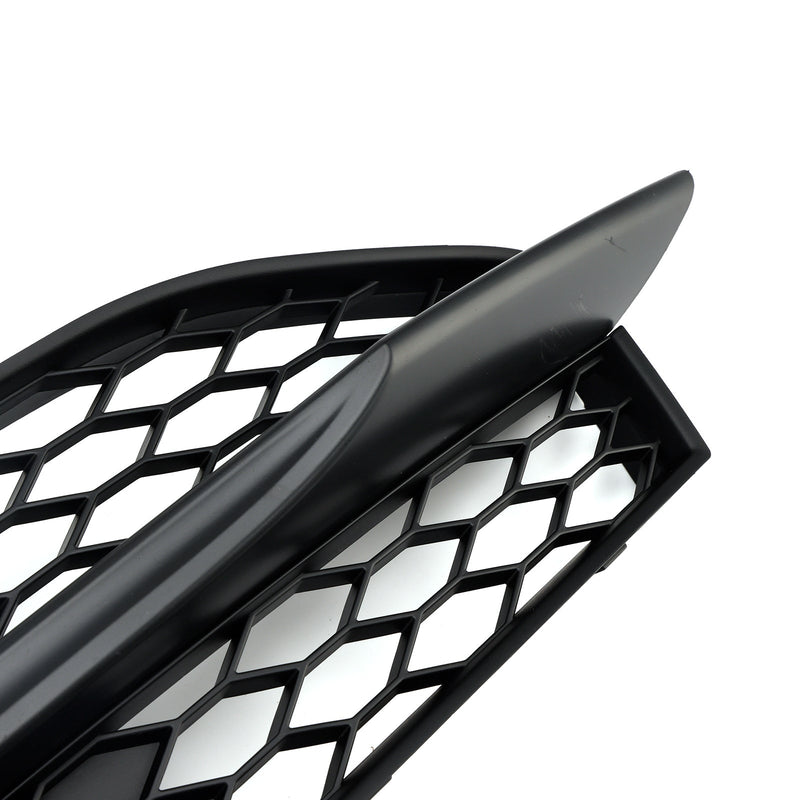 2012–2015 Audi A7 S-Line S7 schwarz Frontstoßstange Nebelscheinwerfer Kühlergrill Abdeckung Blende