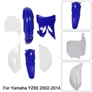 Cambios de guardabarros del kit de plástico corporal para Yamaha YZ85 2002-2014