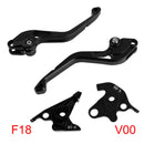 New short clutch and brake lever suitable for Honda VFR750, VFR800/F and VTR1000F, black