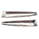 2015.08-2020 Fiat 500 Lounge Zierleisten für die linke und rechte vordere Stoßstange, Chrom